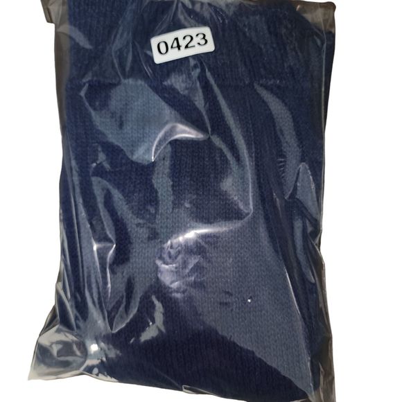 Halogen Cardigan Sweater Womens Size M  3/4 Sleeve 100% Cotton Blue - Picture 8 of 8